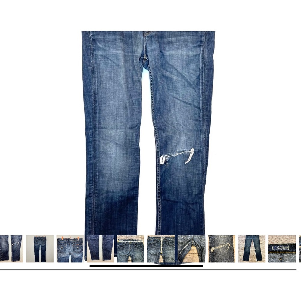 HUDSON Straight Distressed Jeans Size 29